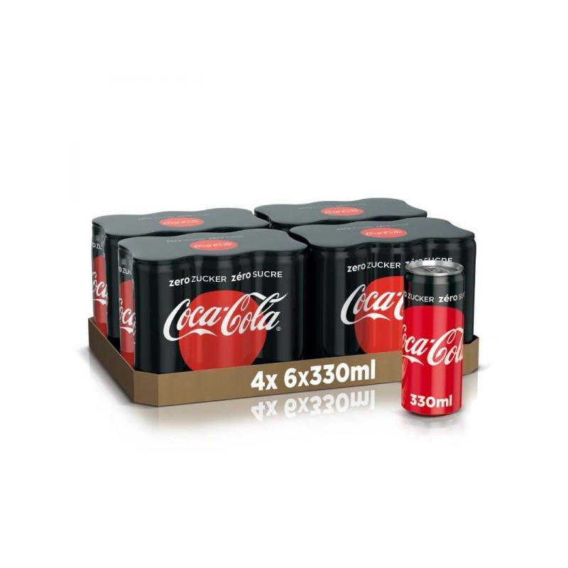COCA COLA ZERO CL. 33 X 24 LATT.