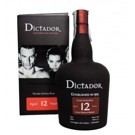 RUM DICTADOR 12 YO CL 70 -COLOMBIA-