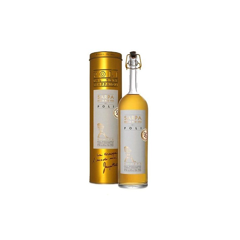 GRAPPA SARPA DI POLI ORO BARRIQUE CL 70 ASTUCCIO GRAPPA SARPA DI POLI ORO BARRIQUE CL 70 ASTUCCIO