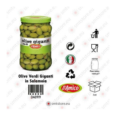 OLIVE VERDI GIGANTI IN SALAMOIA KG.3.1 VT