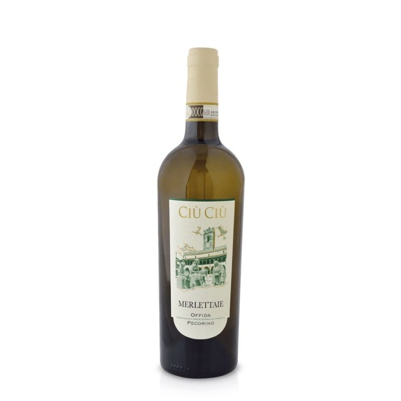 PECORINO "LE MERLETTAIE"DOCG BIO-VEG CL 75 CIU'CIU