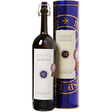 GRAPPA SASSICAIA POLI CL 50  40° IN LATTA