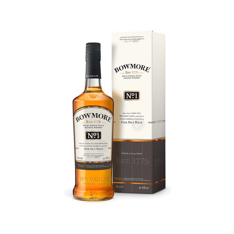 WHISKY BOWMORE NUMBER 1 CL 70 40% ASTUCCIO