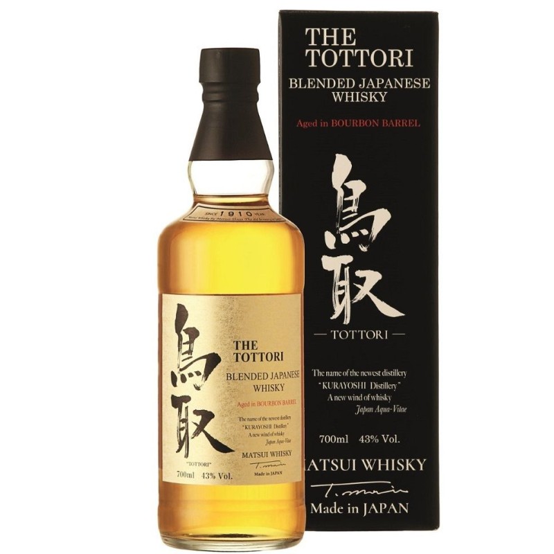 THE TOTTORI BLEND AGED BOURBON WHISKY CL 70
