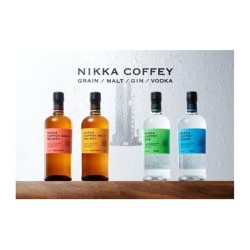 NIKKA COFFEY BOX 4 bt x 70cl (gin,vodka,2 whisky)
