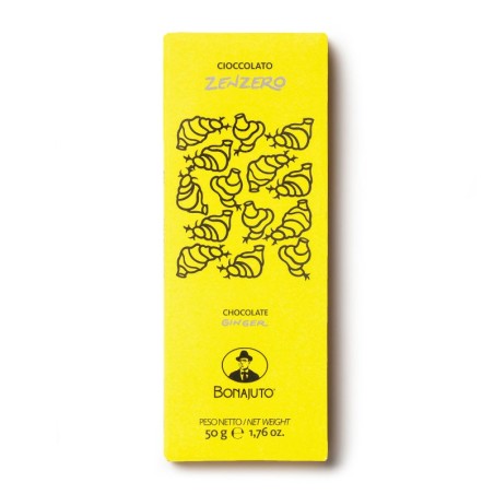 CIOCCOLATO BONAJUTO ALLO ZENZERO  50 GR.