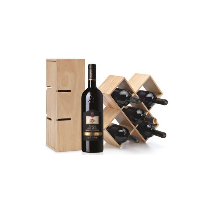 BRUNELLO RISERVA POGGIO MURA '11 CL 75 + PORTABOTT
