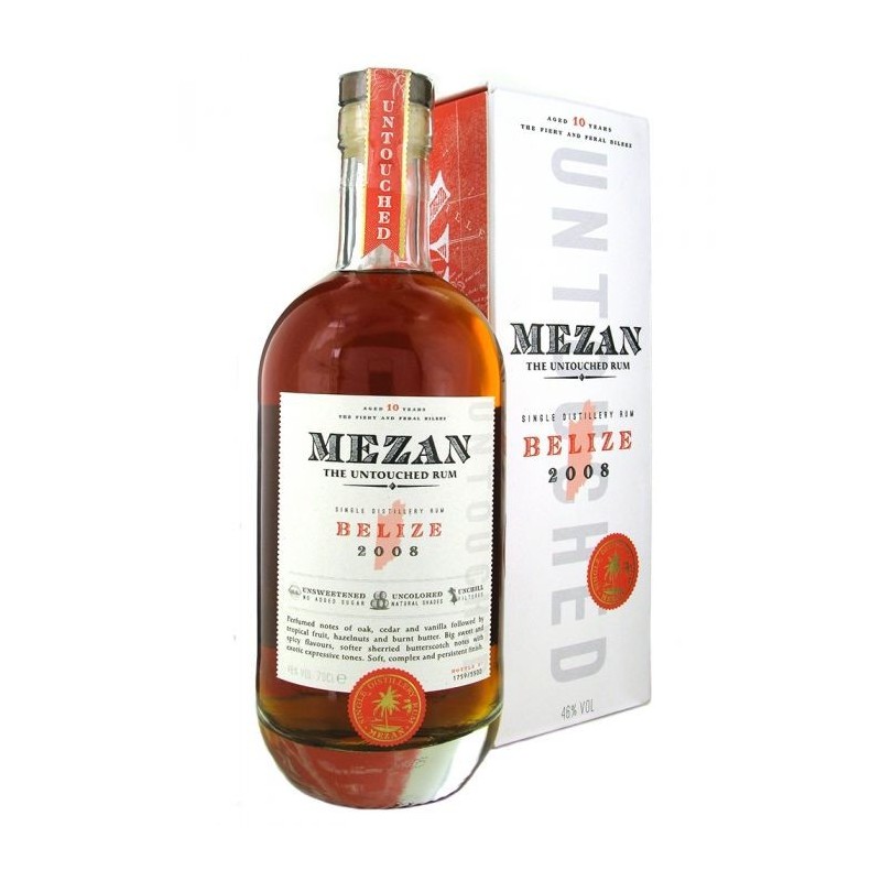 MEZAN BELIZE RUM 2008 46% CL 70