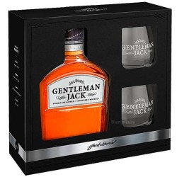 JACK DANIEL'S GENTLEMAN JACK CL.70 + 2 BICCHIERI