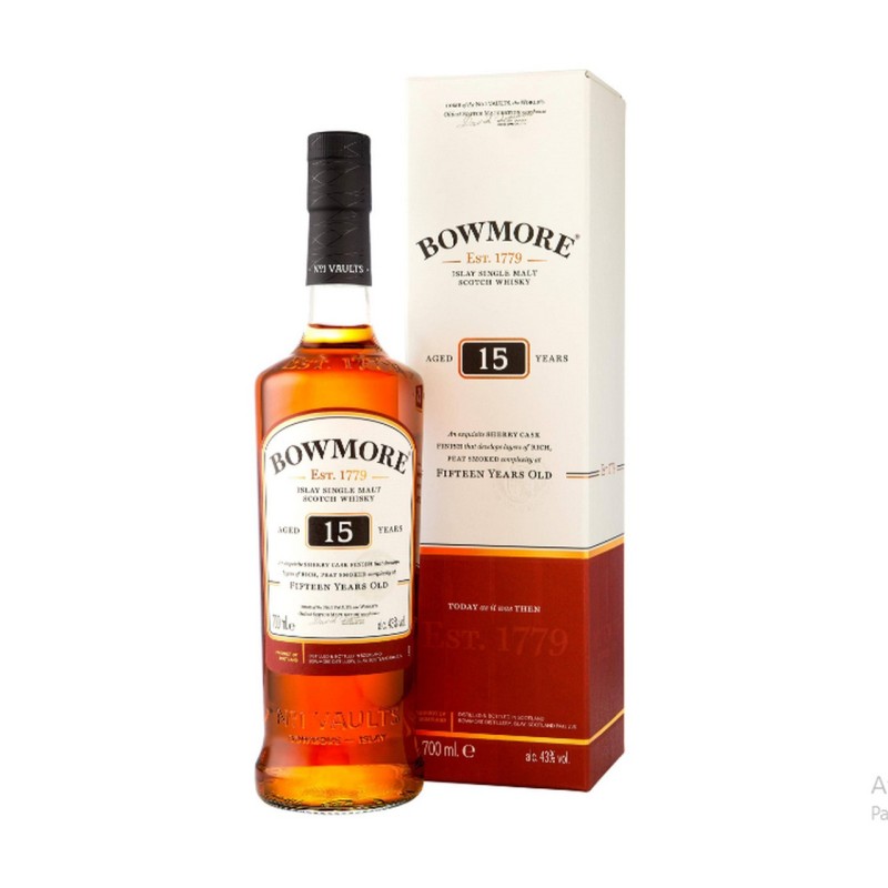 WHISKY BOWMORE 15 YO 43% CL 70 WHISKY BOWMORE 15 YO 43% CL 70