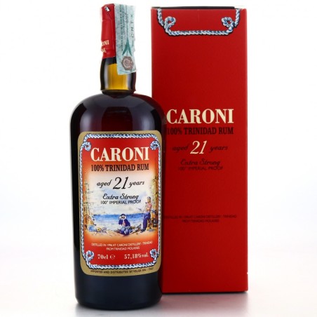 RUM CARONI 21 YO EXTRA STRONG 100° IMPERIAL PROOF