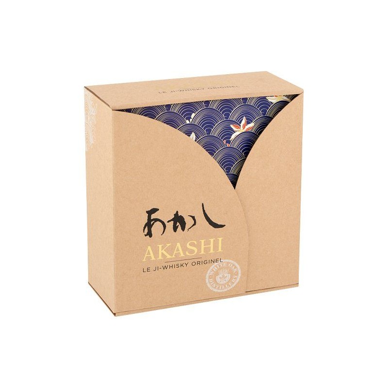 AKASHI MEISEI WHISKY CL 50 + BICCHIERI GIFT BOX AKASHI MEISEI WHISKY CL 50 + BICCHIERI GIFT BOX