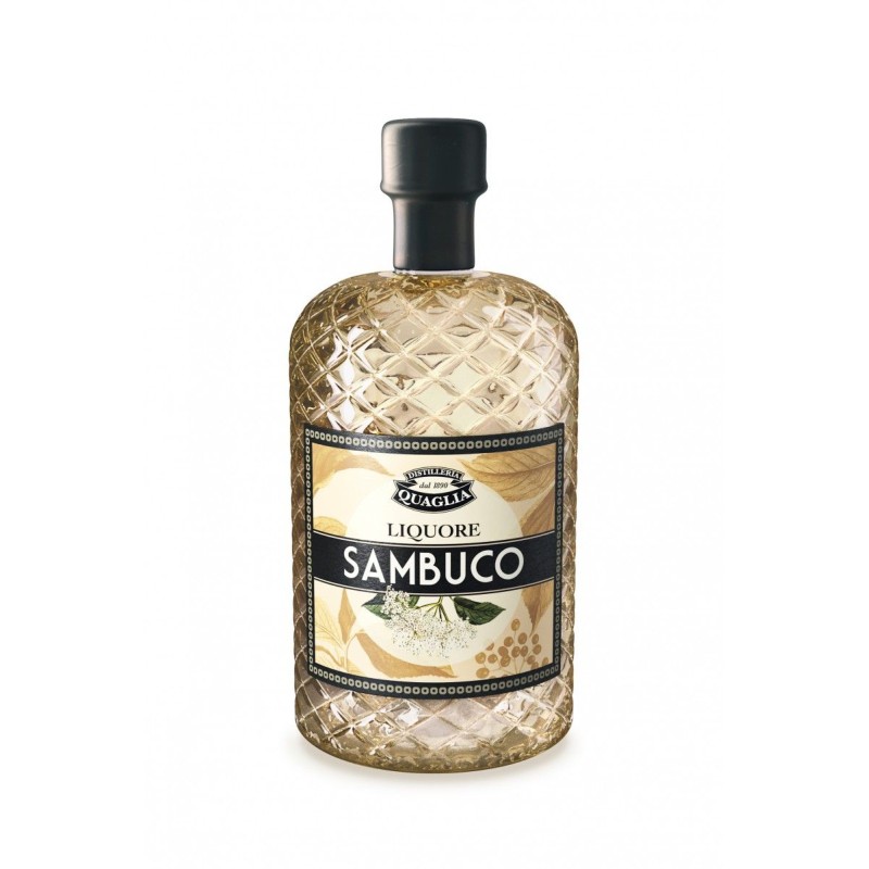 LIQUORE FIORI SAMBUCO 25° CL 70 A.D. QUAGLIA LIQUORE FIORI SAMBUCO 25° CL 70 A.D. QUAGLIA