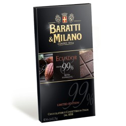 TAVOLETTA ECUADOR 99% GR 75 BARATTI