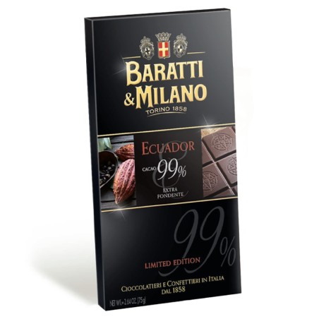 TAVOLETTA ECUADOR 99% GR 75 BARATTI