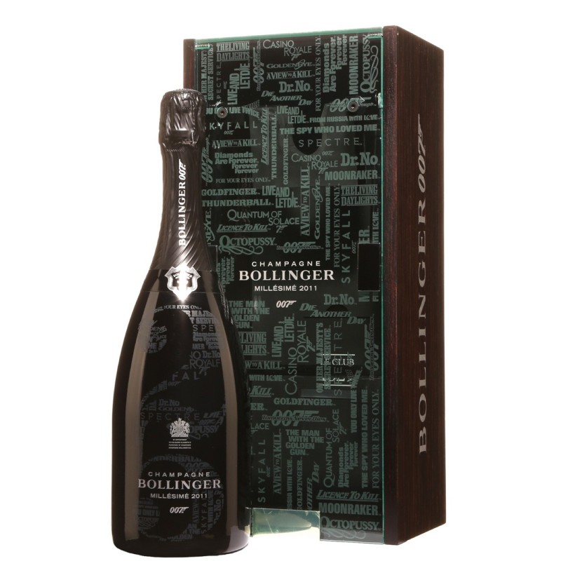 CHAMPAGNE BOLLINGER 2011 ED. 007 CL 75 COFFRET