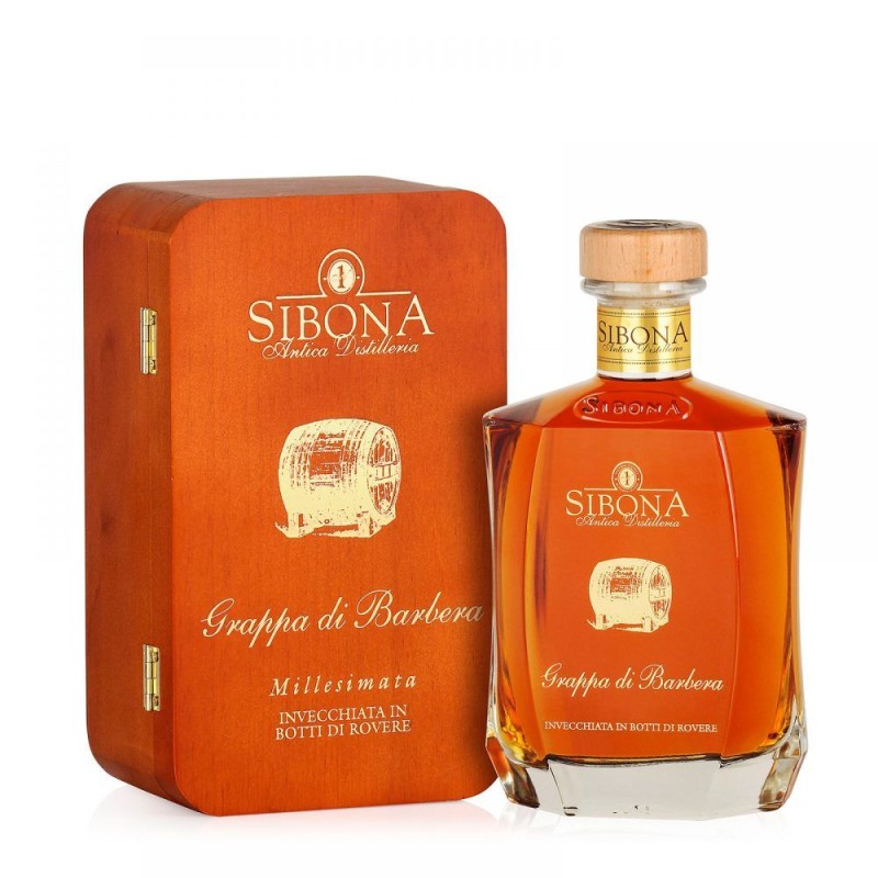 GRAPPA RISERVA '10 BARBERA INV. 44% CL 70 SIBONA GRAPPA RISERVA '10 BARBERA INV. 44% CL 70 SIBONA