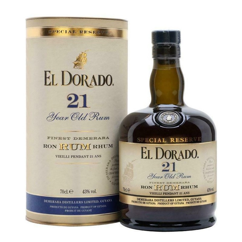 RUM EL DORADO 21 YO CL 70 RUM EL DORADO 21 YO CL 70
