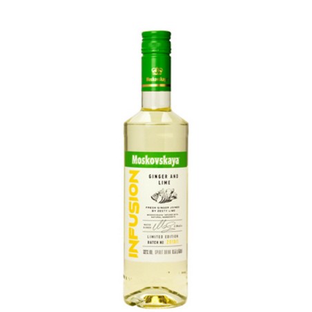 MOSKOVSKAYA INFUSION GINGER AND LIME 50 cl  32°