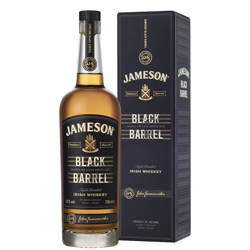 WHISKY JAMESON BLACK BARREL CL.70 AST.+FIASCHETTA WHISKY JAMESON BLACK BARREL CL.70 AST.+FIASCHETTA