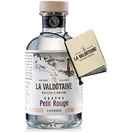 GRAPPA PETIT ROUGE 48° LA VALDOTAINE CL 50