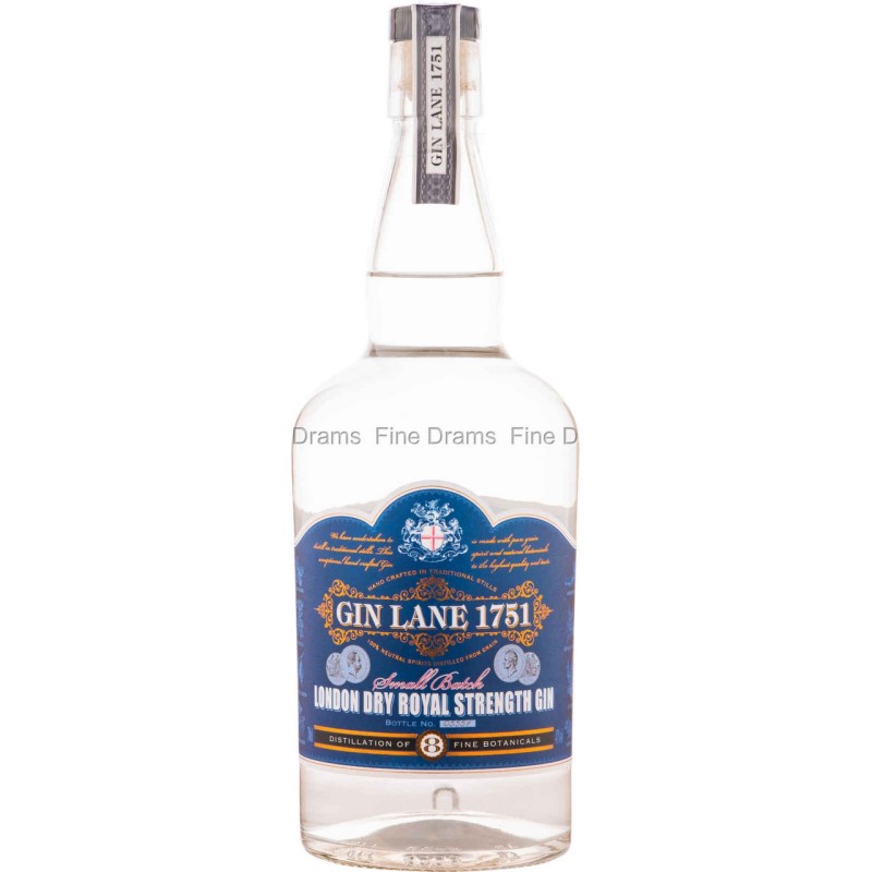 LANE GIN ROYAL STRENGHT 1751 40° CL 70 LANE GIN ROYAL STRENGHT 1751 40° CL 70