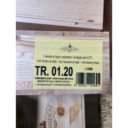 CASSETTA TORMARESCA   X 3 BOTTIGLIE CL 75
