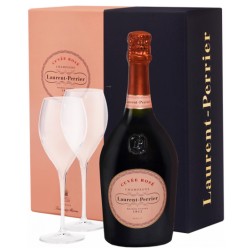 LAURENT PERRIER LA CUVEE ROSE'  CL 75 + 2 CALICI
