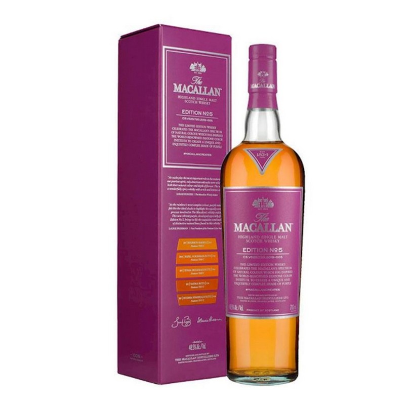 WHISKY MACALLAN 5° EDIZIONE CL 70 WHISKY MACALLAN 5° EDIZIONE CL 70