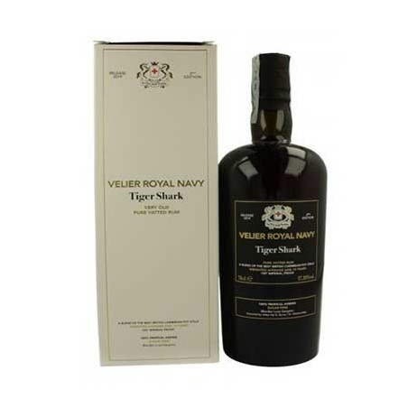 VELIER ROYAL NAVY TIGER SHARK  RUM 57,18° CL 70