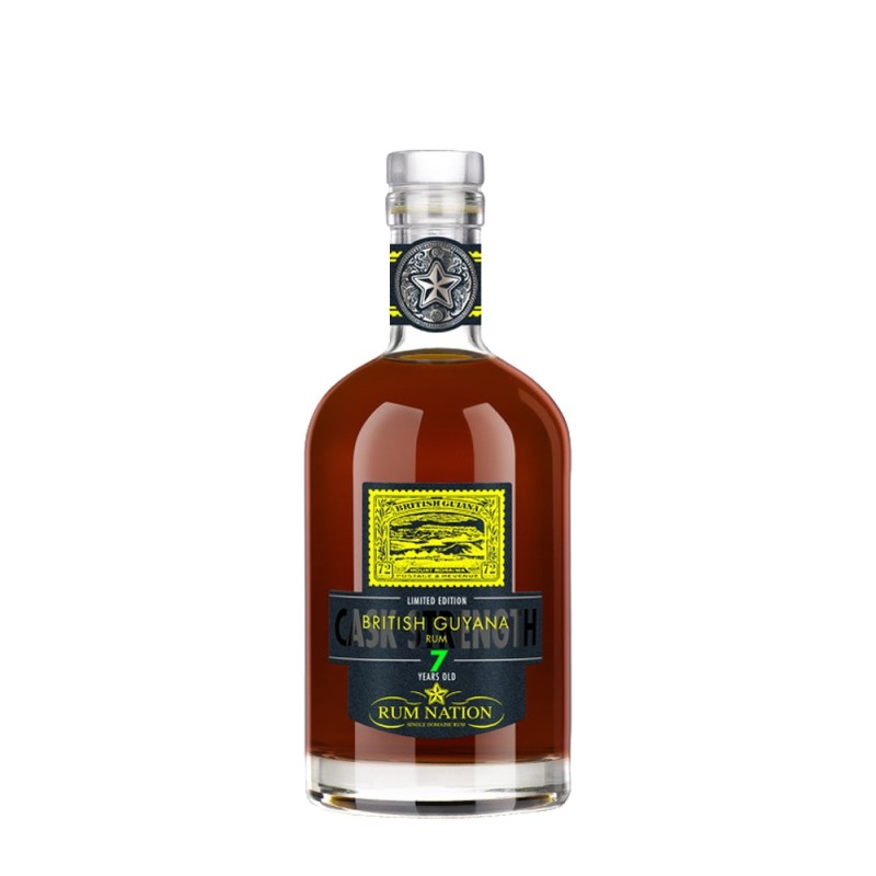 RUM NATION BRITISH GUYANA 7 YO CASK STRENGHT RUM NATION BRITISH GUYANA 7 YO CASK STRENGHT