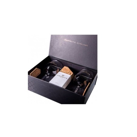 ADAMUS DRY GIN CL 70 BOX 2 BICCH. + 2 SOTTOBICCH