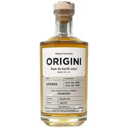 ORIGINI GUYANA RUM DIAMOND 62,5° 2004 CL 70
