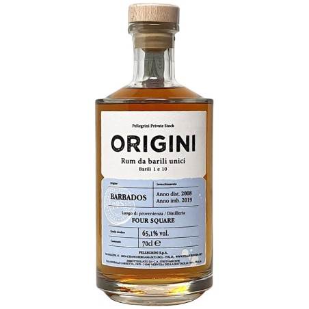 ORIGINI BARBADOS RUM FOURSQUARE 65,1°  2008 CL 70