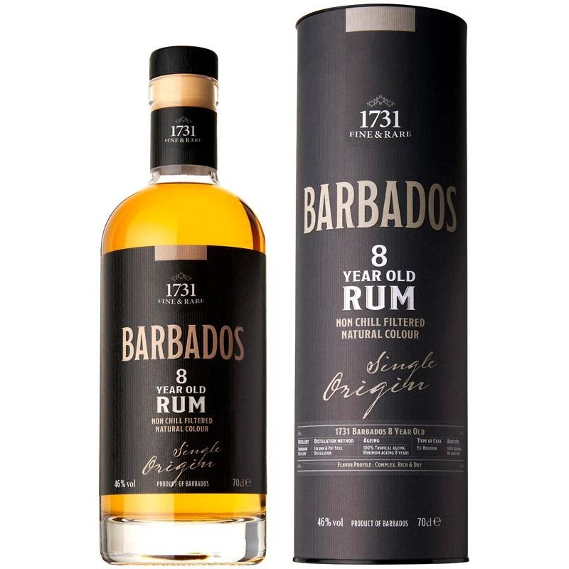 RUM BARBADOS 1731 8YO 46% CL 70 RUM BARBADOS 1731 8YO 46% CL 70