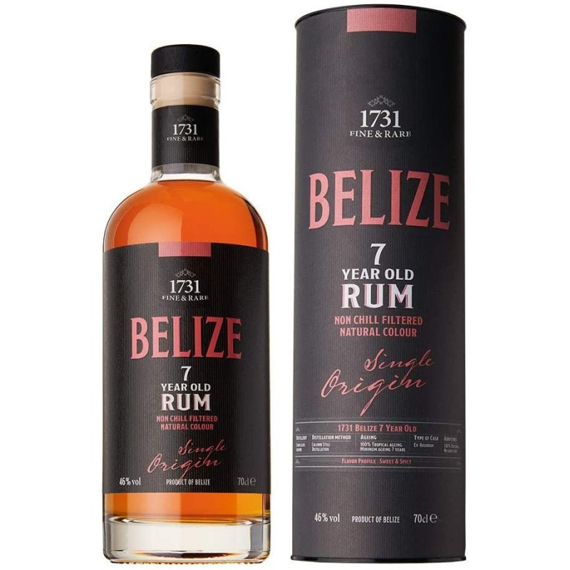 RUM BELIZE 1731 7YO 46% CL 70 RUM BELIZE 1731 7YO 46% CL 70