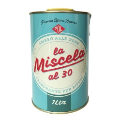 AMARO "LA MISCELA AL 30° "  LT. 1 - LATTA -