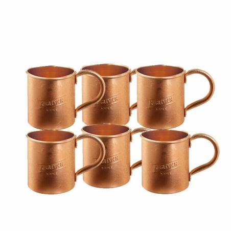 CONF. 6 BICCHIERI MUG RAME KEGLEVICH MOSCOW MULE