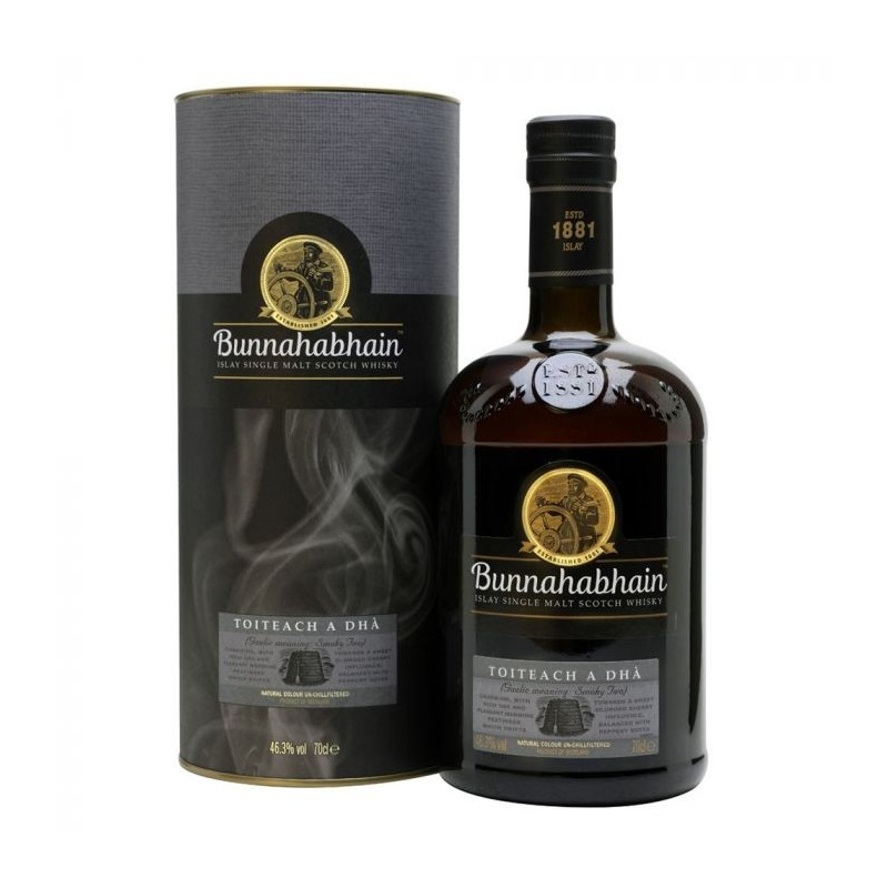 BUNNAHABHAIN TOITEACH A DHA' WHISKY 46° CL70 BOX BUNNAHABHAIN TOITEACH A DHA' WHISKY 46° CL70 BOX