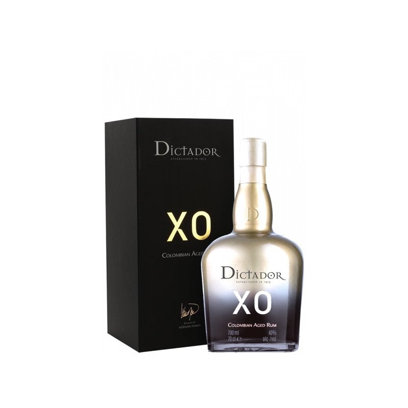 RUM DICTADOR PERPETUAL XO 40° CL 70 -COLOMBIA-