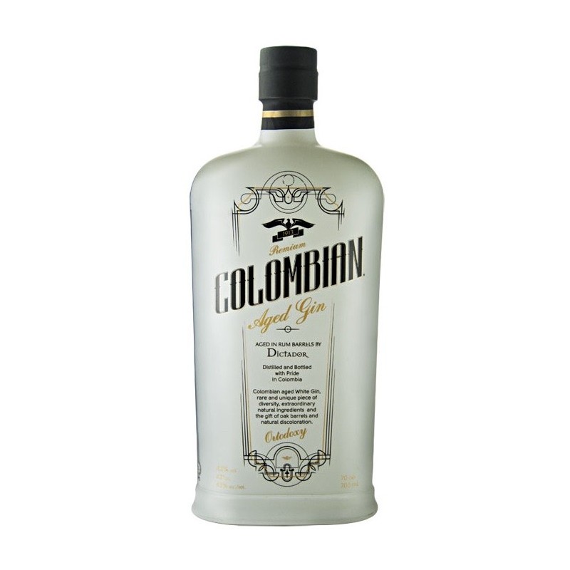 GIN COLOMBIAN DICTADOR ORTODOXY 43° CL 70 -COLOMBI