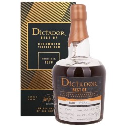 RUM DICTADOR BEST OF 1978 42° CL 70 -COLOMBIA-