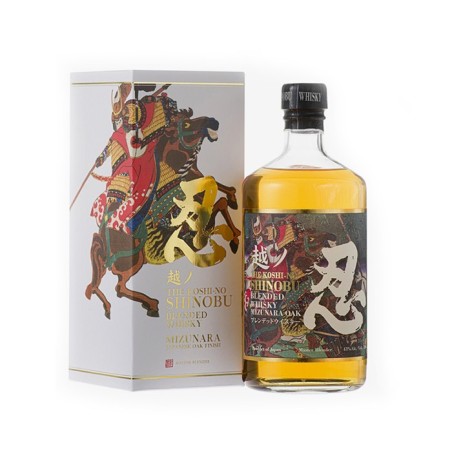 SHINOBU  WHISKY BLENDED OAK  43° CL 70 JAPAN