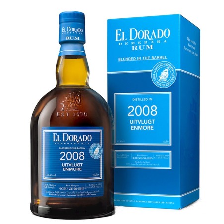 RUM EL DORADO BLU UITVLUGT  ENMORE 2008  CL 70