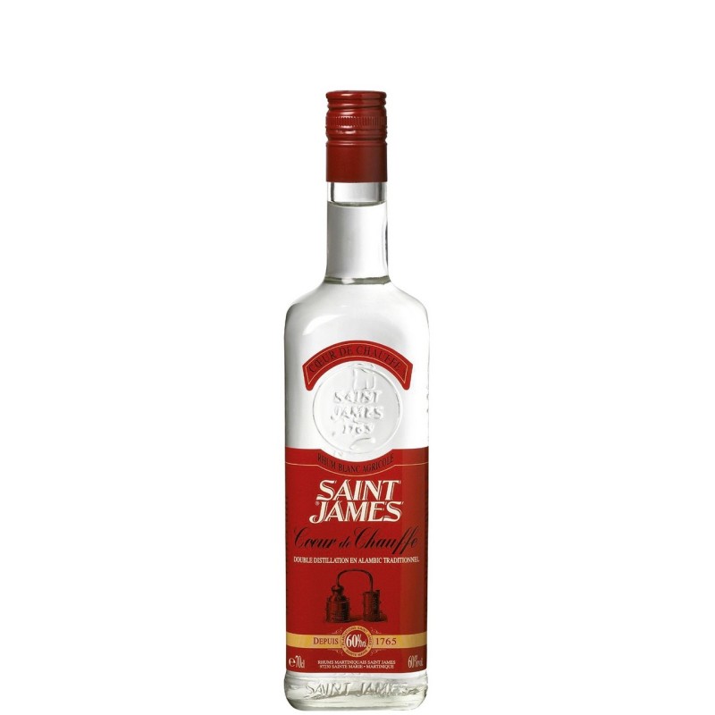 RHUM SAINT JAMES COEUR DE CHAUFFE BLANC CL 70 RHUM SAINT JAMES COEUR DE CHAUFFE BLANC CL 70