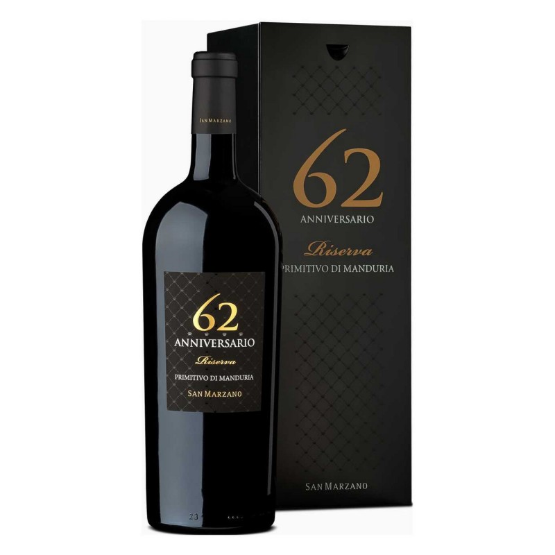 PRIMITIVO DI MANDURIA ANNIV.62 RIS '17 DOP LT 1,5 PRIMITIVO DI MANDURIA ANNIV.62 RIS '17 DOP LT 1,5