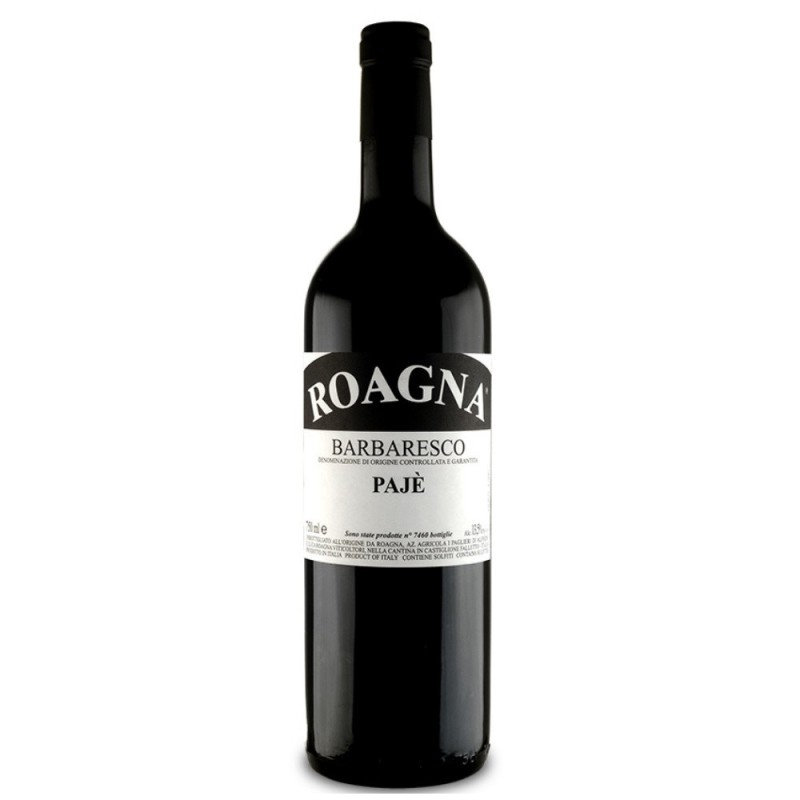 BARBARESCO PAJE' DOCG 2017 CL 75 ROAGNA BARBARESCO PAJE' DOCG 2017 CL 75 ROAGNA