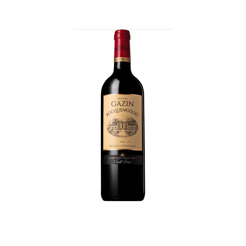 GAZIN ROCQUENCOURT '16 PESSAC LEOGNAN  CL 75
