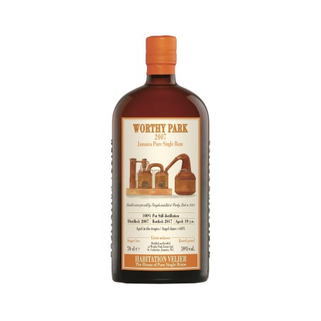 WORTHY PARK 2007 JAMAICA PURE SINGLE RUM 59° CL70