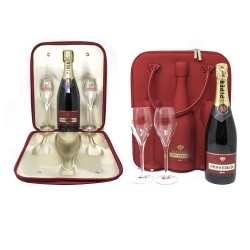 CHAMPAGNE PIPER HEIDSIECK BRUT  TRAVEL FLUTE GIFT